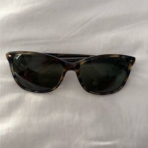 Giorgio Armani AR8059 3N Tortoiseshell Green Lens Cat-Eye Sunglasses